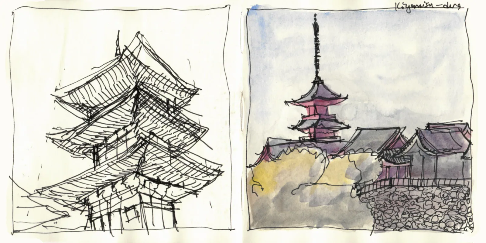 Japonya Seyahatim, sayfa 21: Kiyomizu-dera pagodası