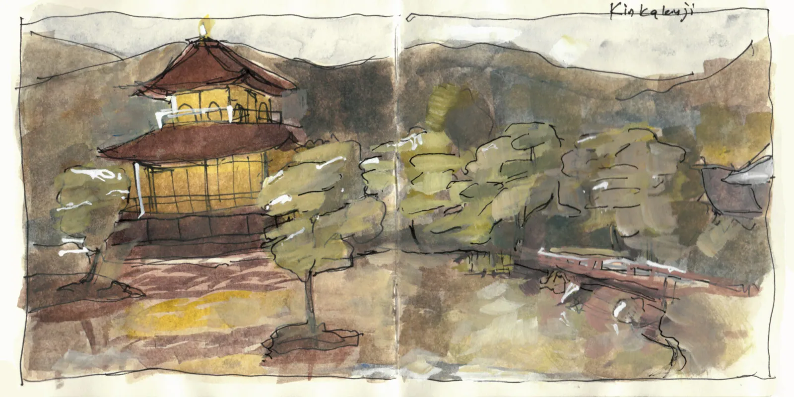 Japonya Seyahatim, sayfa 30: Kinkaku-ji — Altın Pavyon